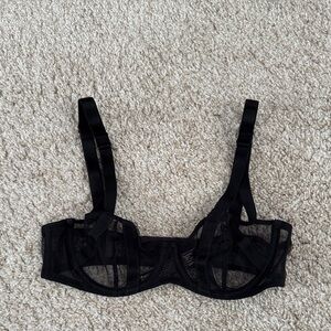 Victoria's Secret Black Sheer Bra